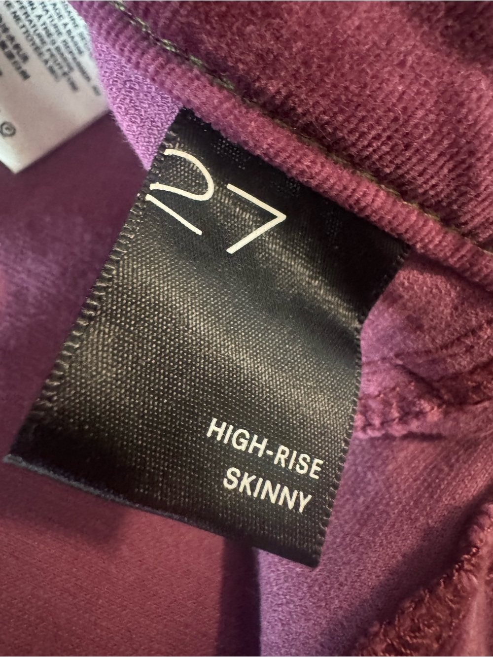 Pilcro Plum Corduroy, Button-up Pants - Picture 7 of 11
